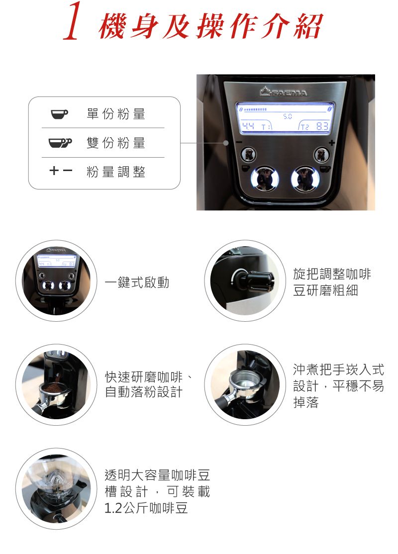 FAEMA MFOn Demand磨豆機 米啡思咖啡 租咖啡機 咖啡豆