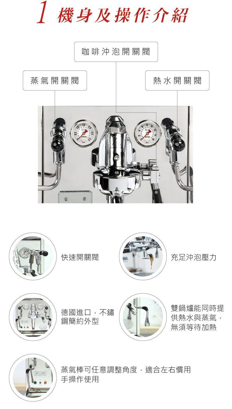 ECM Synchronika 德國 半自動咖啡機 租咖啡機 專業咖啡機 米啡思咖啡