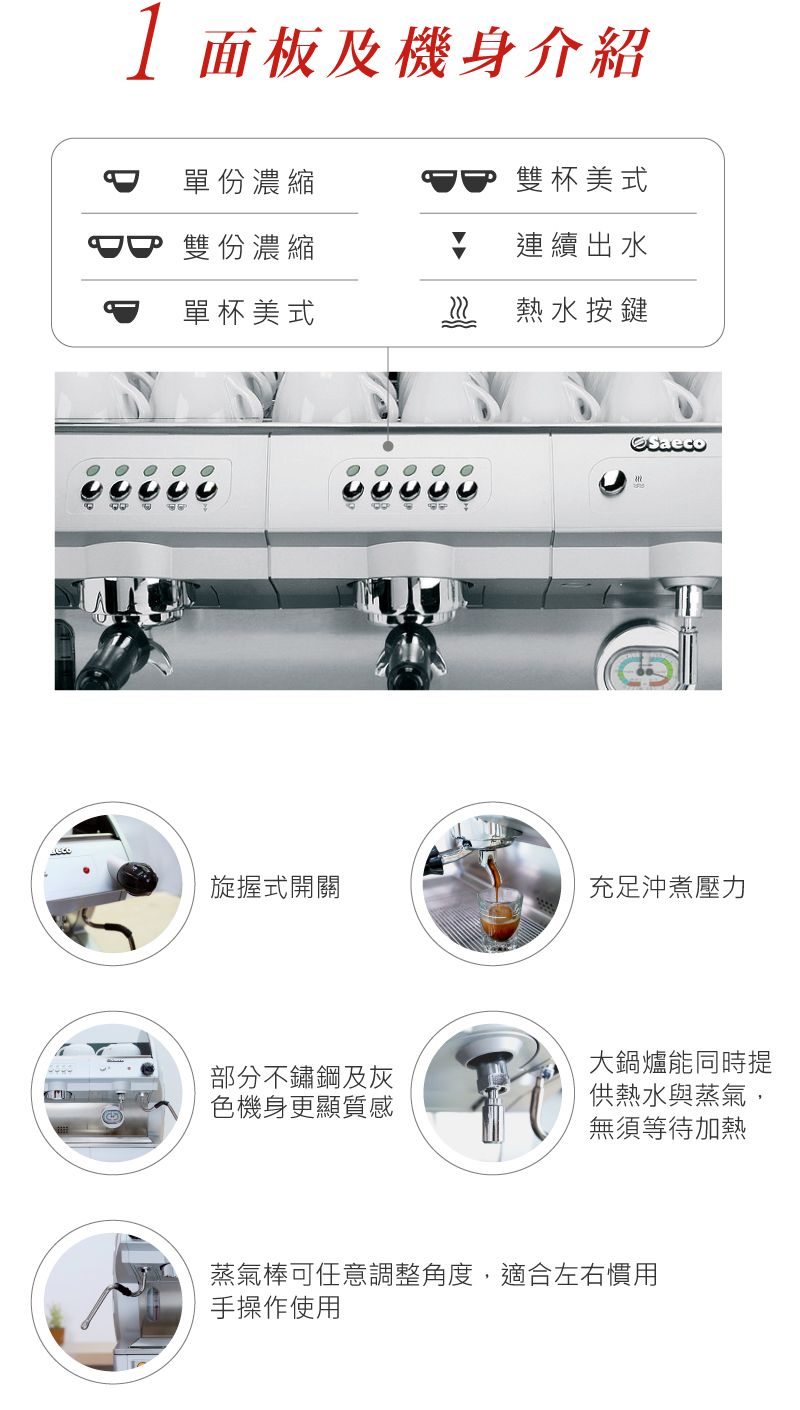 Saeco SE200 義大利 半自動咖啡機 租咖啡機 專業咖啡機 米啡思 咖啡豆 coffee