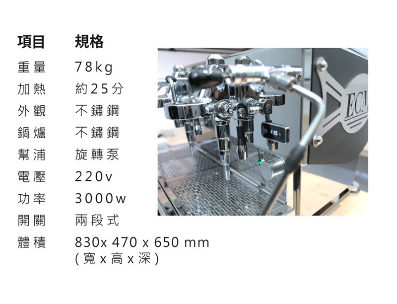 ECM-Controvento-Due 米啡思咖啡 咖啡豆 租咖啡機