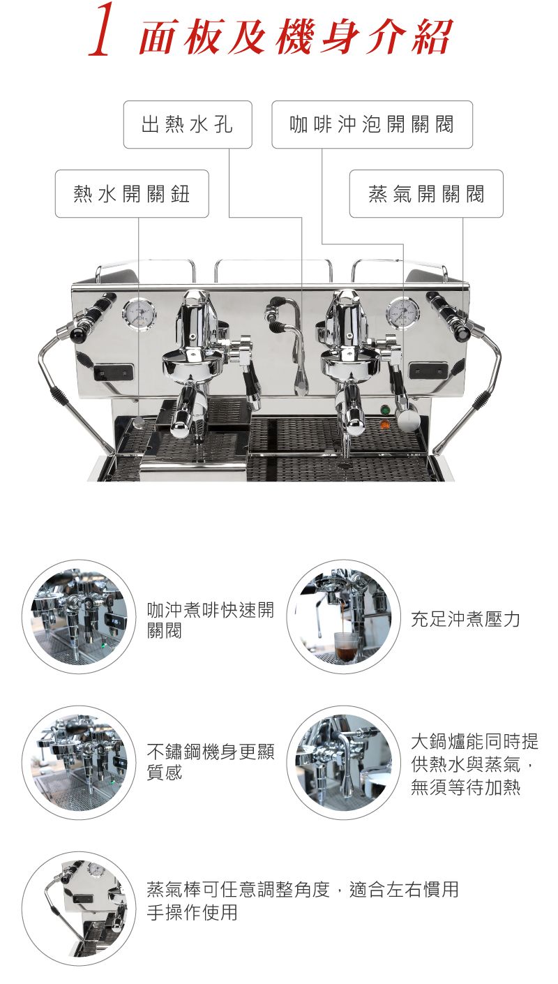 ECM Controvento Due 米啡思咖啡 咖啡豆 租咖啡機
